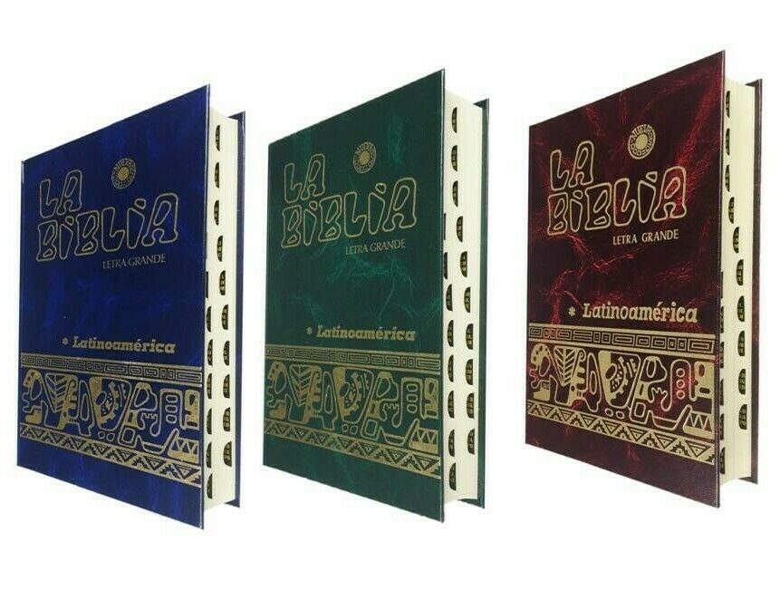 Biblia Latinoamericana pasta dura letra grande con indice Biblia Latinoamericana pasta dura letra grande con indice