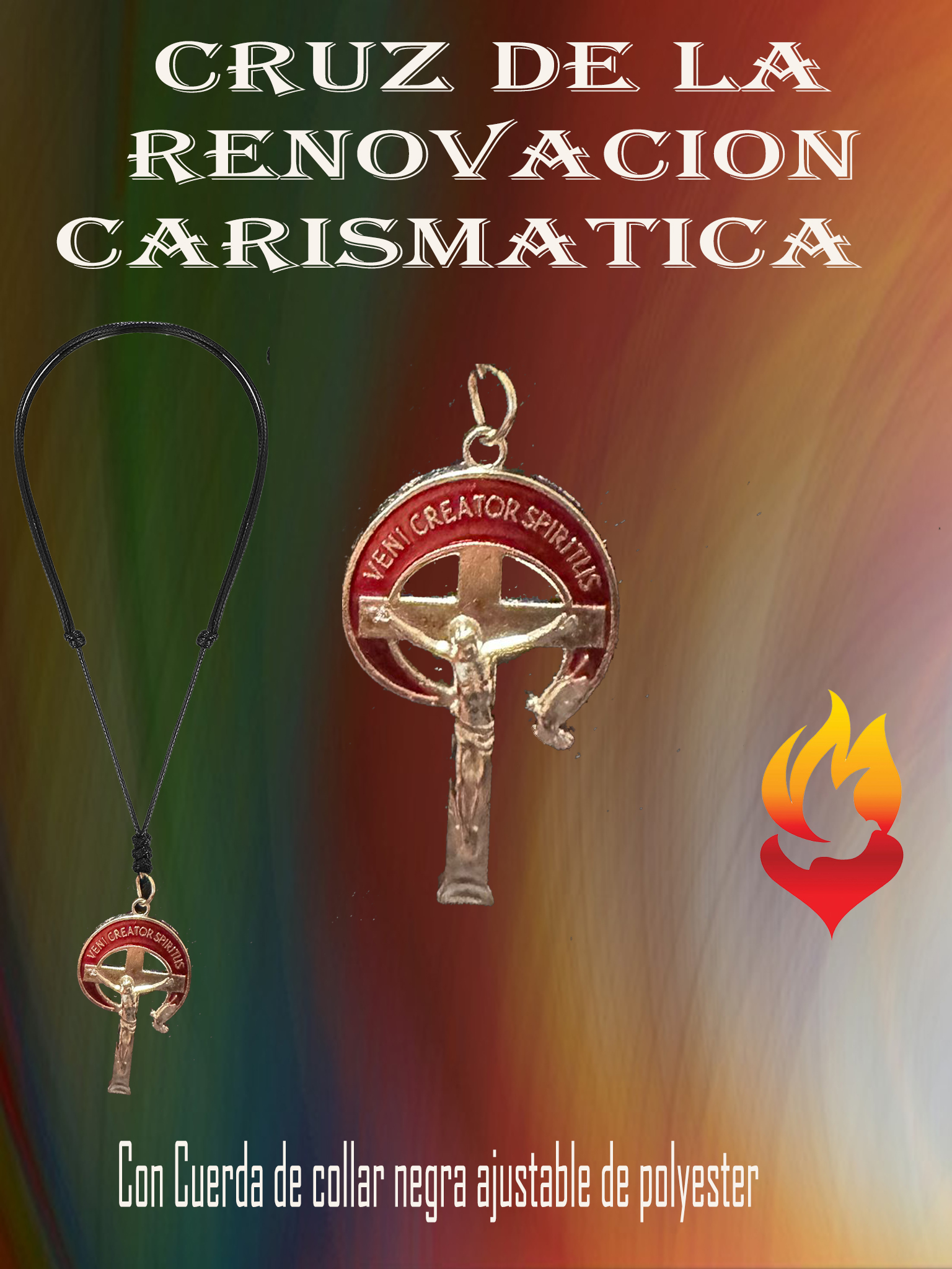 cruz de la Renovacion carismatica roja