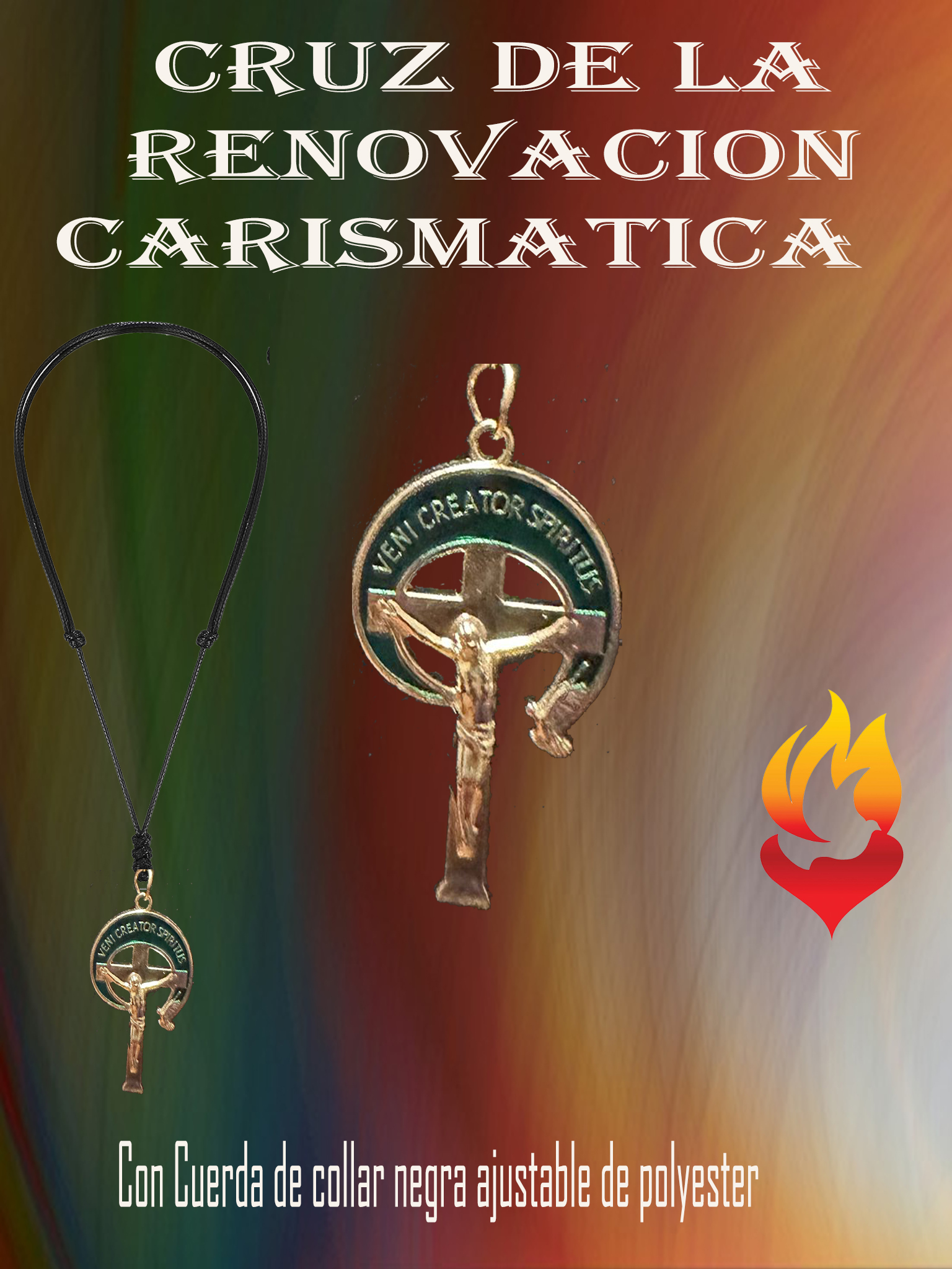 cruz de la Renovacion carismatica verde